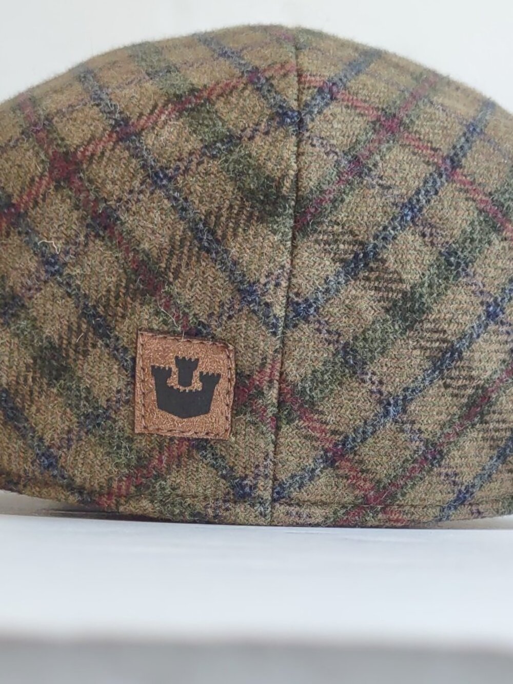 Goorin Bros Italy Glen Plaid Wool Newsboy Cap Alfonso D'Este Size 55  US 6 7/8 - Picture 6 of 14